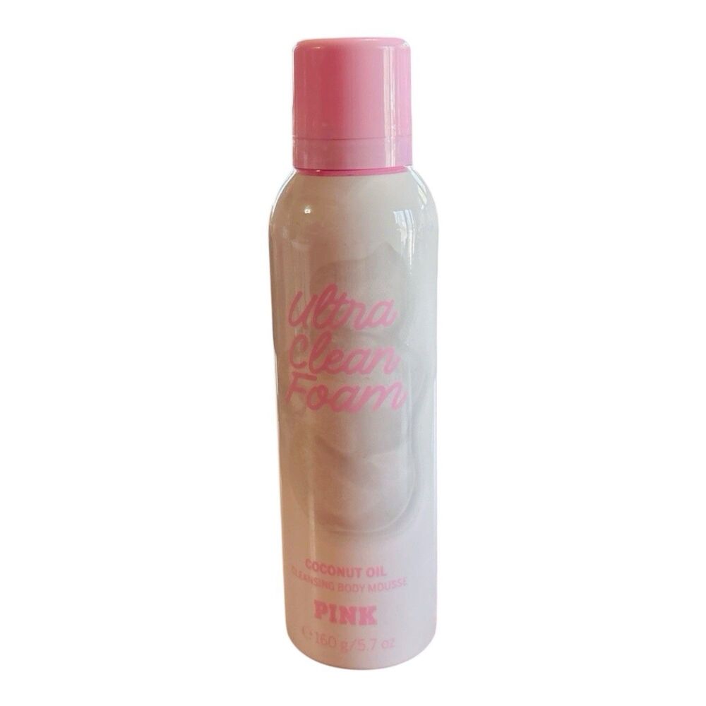 VICTORIAS SECRET PINK ULTRA CLEAN FOAM MEGA MOISTURE FOAM COCONUT OIL MOUSSE
